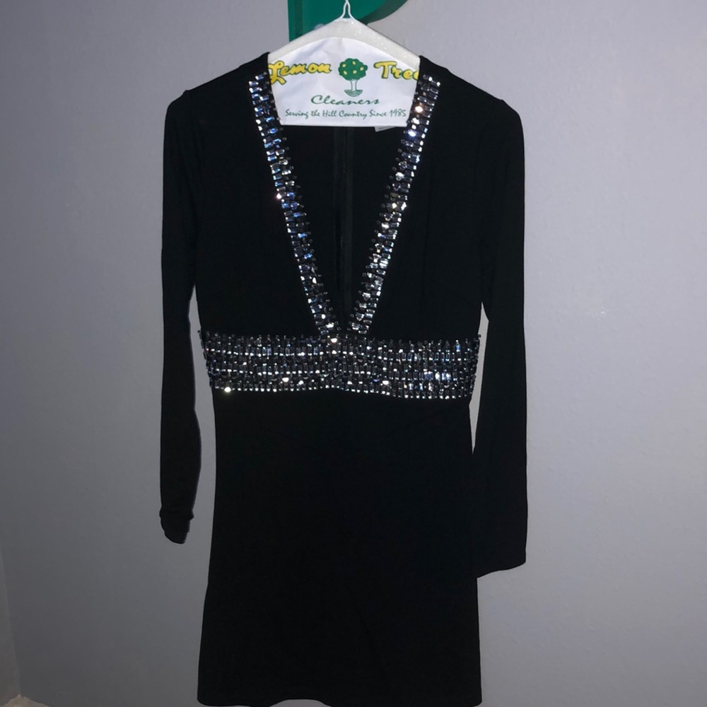 Black sparkly dress